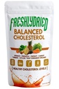 FreshlyDried Balanced Cholesterol אבקת - תומך רמות כולסטרול בריאות - w / Tumeric, Ceylon True Cinnamon, Spinach, Parsley, Pineapple - טבעוני-ידידותי - 17 משרתים - 6 Ouncess - 6 Ouncess