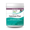 Ionic Fizz Calcium Plus על ידי Pure Essence - Perfect Calcium / מגנזיום Ratio עם ויטמין A, B, C, D ו Potassium חזק עצמות - מעורב ברי - 14.82 oz