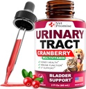 טיפול ב- Cat & Dog UTI - Urinary Tract Treatments with Cranberry - Dog & Cat UTI - Advanced Kidney & Bladder Support Multivitamin - Renal Health ויטמיניםs - Made in USA