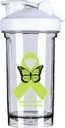 מודעות לסרטן לימפומה לא הודג'קין 18 Ounce Shaker Bottle drink Mixer Leak-הוכחה Pre Workout חלבונים Shakes Meal החלפת Shakes לבן לבן