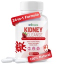 מתקדם Kidney ניקוי Detox & תיקון - 24in-1 Kidney תמיכה תוספת עם Herbal פורמולה עבור Kidney & Urinary Tract בריאות - non-GMO, המיוצר בארה"ב, 60 קפסולות