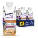 ודא מקס חלבון Creamy Peach Nutrition Shake | 30g חלבון, 1g סוכר, 4g סיבים