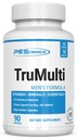 PEScience TruMulti Multivitamin עבור גברים, מדי יום פורמולה עם ויטמין C, D, Zinc, Chromi Picolinate תוסף עבור תמיכה Immune, מינרלים צ'אד, 90 קל כדי Swallow קפסולות.
