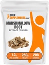 BulkSupplements.com Marshmallow Root Extraction - Marshmallow Root Supplement, Herbal Supplement - Gluten Free, 1.2g per Serve, 250g (Pack of 1)