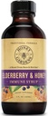 Honey Gardens Apiaries Elderberry Syrup - Apitherapy Raw Honey - Propolis ו Elderberries - Cough - 4 oz