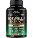 Boswellia 1200mg - Boswellia Extract; Turmeric | Hyaluronic Acid | MSM | Same - Joint Health & Comfort - Boswellia Serrata | 65% Boswellic Acid - עבור גברים ונשים - Made in USA - 120 קפסולות
