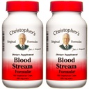 הפורמולה המקורית של כריסטופר Blood Stream Formula - Blood Circulation Supplements - Supports Vein Odysseyity, נקייה וטהור Bloodstream - חבילת 2