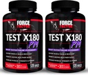 עבור מבחן FACTOR X180 ראש, 2-Pack, טסטוסטרון Booster עבור גברים, Overnight טסטוסטרון תוספת כדי לבנות שריר, להגדיל את כוח, ולקדם Deeper, בריאותier Sleep and Recovery, 240 טבליות