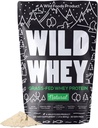 Raw Grass-Fed Whey חלבון, תהליך קר, פרות לא רוויות, פסים, פחמימות נמוכות, Keto, Paleo Friendly, GMO-Free, Gluten-Free, rBGH-Free, USA Made, 480g חלבון (1.32 פאונד Unflavored)