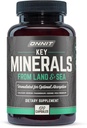 Onnit Key מינרלים: Calcium, Magnesium, Molybdenum ו- Iodine תוסף (120ct)
