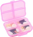 Travel PillPSKer Small 8 Grid השוואתיות גלולות הולדר Box - Portable Medicine Container Case - דיילי שבוע מארגנת