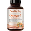 אומגה 7 Fatty Acids 200 קפסולות 900 מ"ג טבעי שמן Buckthorn, NON-GMO USA Made