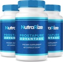 (3 Pack) Prostapure קפסולות, Prostapure Advantage Prostate תוסף Prostate, פורמולה מתקדמת רשמית All-Natural, גלולות כוח מקסימלי לתמוך בבריאות הכוללת, Prosta Pure Reviews (180 קפסולות)