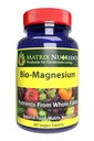 BIO-Magnesium - Premium Magnesium תוסף עבור: אנרגיה, לחץ דם, תפקוד שרירים, שינה, תפקוד עצבי, רמות סוכר בדם ועוד! - טבליות טבעוניות (60ct)