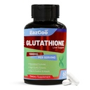 תוסף Glutathione 1000mg Antioxidant תוסף - Premium Vegan Formula for Immune Support, Skin Brighting & Liver Detox - Allergen-Free, non-GMO, Better Boost (60 קפסולות)