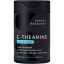 מחקר ספורט כפול כוח L-theanine תוסף - Suntheanine Softgels for Focus, הירגעות ואזהרות - תמיכה לא-Drowsy שנעשה עם שמן קוקוס, Non-GMO & Gluten חינם - 200 מ"ג, 120 הרוזן