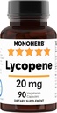 MONOHERB Lycopene 20 מ"ג לקפסולה - 90 ואג קפסולות