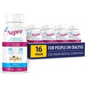 Nepro Nutrition Shake עבור אנשים על דיאליזה, 19g חלבון, 420 קלוריות, וניל, 8 oz, Pack של 16