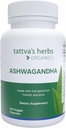 Herbs Organic Ashwagandha קפסולות, 2 חודשים אספקה, 120 קפסולות Veggie