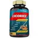 Licorice לחלץ קפסולות עם Turmeric, ג'ינג'ר, Panugreek, Haritaki, Black Pepper - Support Digest - 90 Caps, 3 חודשים אספקה