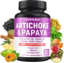 כמוסות Artichoke עם Artichoke, Papaya, Apple Pectin ועוד - 90 קפסולות במשך 3 חודשים אספקה