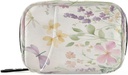 Burbuja Wild Flowers Dragonfly Travel Pill Case, שבועית גלולת גלולת גלולות 7 ימים מארגנת כדי להחזיק ויטמין תרופה תוסף עם Zipper עבור נסיעות