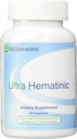 Nutra BioGenesis - Ultra Hematinic - ברזל, ויטמין B ו-Copper for Iron Absorption, RBC תמיכה ואנרגיה - 60 קפסולות