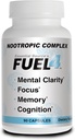 שמן 4 Nootropic Brain Support תוסף - Focus & Mental Clarity קפסולות עם ויטמין D3, גינקו בילובה, Cognivia, Alpha GPC, DMAE & Huperzine A - Non-GMO, מיוצר בארה"ב - 90 ווג'י קפסולות