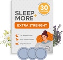 Sleep Patches תוספת כוח למבוגרים - 5 מ"ג מלטונין פטך עם GABA, Magnesium & Valan Root - Sleep Device for Insomnia, הירגעות ולהפחית Fatigue - Sleep Aid שחרור איטי - 30 Patches