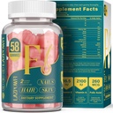 Biotin Gummies for Hair, Skin and Nails - Hair Vitamins for Men & Women, 10,000mcg Max Strength Vitamin B7 for Hair Growth and Stronger Nails,203
