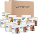 Wonderslim 2 שבוע ירידה במשקל קיט - 70 מוכנים לאכול מזונות דיאטה לירידה במשקל, prepacked Meals & חטיפים עבור גברים ונשים, עם נבנה-במבנה עבור הצלחה ארוכת טווח