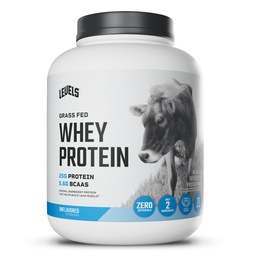 רמות Grass Fed Whey חלבון אבקת, לא מלאכותיים, 25G של חלבון, Unflavored, 5LB