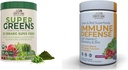 צריכת FARMS Super Greens אבקת 50 אורגני Superfoods לשתות לערבב עם Immune Defense Superfoods לשתות לערבב ויטמין C Elderberry
