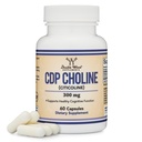 CDP Choline (Citicoline) תוסף, כיתה תרופות, צד שלישי נבדק (60 קפסולות 300 מ"ג)