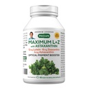 ANDREW LESSMAN מקסימום L+Z עם Astaxanthin 60 Softgels - 12 מ"ג Lutein, 6mg Zeaxanthin, 4mg Astaxanthin. חומרים מזינים מרכזיים לתמיכה בבריאות העיניים והמוח, ולקדם חזון בריא.