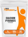 BulkSupplements.com Calcium Pyruvate אבקת - תוסף Calcium, תוסף Pyruvate - Unflavored & Gluten חינם, 2g לכל משרת, 100g (3.5 oz) (Pack of 1)