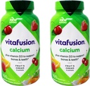VitaFusion Calcium עם ויטמין D3 - 2 100 בקבוקי ספירה - 200 חניכיים