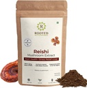 ROOTED Reishi Mushroom לחלץ אבקה | בריאות הלב, הקלה מתח, Liver. USDA אורגני, 30% Beta Glucans, מוסמך אורגני (2.11 Ounce)