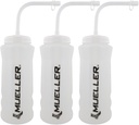 מולר Quart בקבוק w / Straw, Natural Color w / Black Letters (3-Pack)