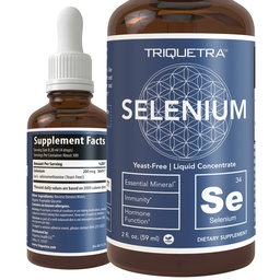 Selenium - 200 mcg Sublingual Liquid Concentrate, Selenomethionine Form