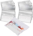 Deke Home - 250 Pack Clear Resealable Pill Bags (4x2.75 ב), Travel Medicine Pouches with Write-On תווית, BPA-Free Disposable Pill מארגנת עבור תרופות, ויטמינים ותוספים