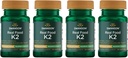 סווונסון כוח מקסימלי ויטמין K2 (Menaquinone-7)-Vitamin תוסף תמיכה Cardiovascular ו- Bone Health-Made מ-nto כדי לעזור לבודד את Calcium (30 Softgels, 200mcg כל אחד) (4 Pack)