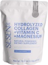 SESEN hydrolyzed Collagen + ויטמין C + Magnesium (כחול) אבקת 17.6 oz