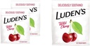 Ludens Wild Cherry גרון טיפות, חבילה של 2, 90 טיפות כל אחד עבור הקלה בגרון