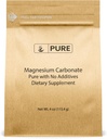תכונות מקוריות טהורות Magnesium Carbonate (4oz) Magnesium Supplement, Non-GMO, Multi-Purpose