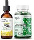 Wild & Organic Lungse Tincture 2 fl oz & Chlorophyll Gummies 60 Chews