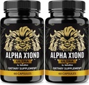 (2 Pack) אלפא X10nd Ultra עבור גברים, פורמולה גברית רשמית כדי לשמור על Stamina ו Peak Performance, All-Natural Bell for Nutrition and Health Support, AlphaX10nd Review (120 קפסולות)
