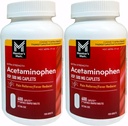 מארק 500 מ"ג תוספת כוח Acetaminophen MegaSize 2Pack (600 הרוזן כל) 7hm2Dcs