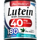 המעבדה של FITO MEDIC | Lutein |180 קפסולות | 40 מ"ג) Lutein 40 מ"ג | Lutein ו- zeaxanthins | תמצית ריכוזית | Lutein 40 מ"ג | Lutein ו zeaxanthin | zeaxanthin | Ultra High Absorption.