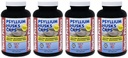 Yerba Prima Psyllium Husks Caps - 180 קפסולות (Pack of 4) - תוספי סיבים טבעיים - non-GMO Gluten Free
